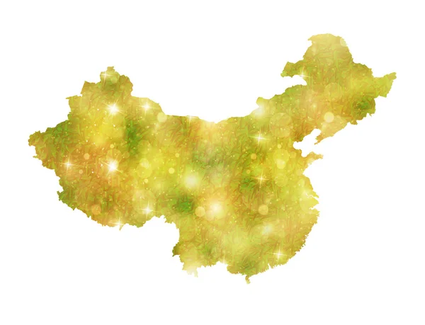 Country map　China — Stock Vector